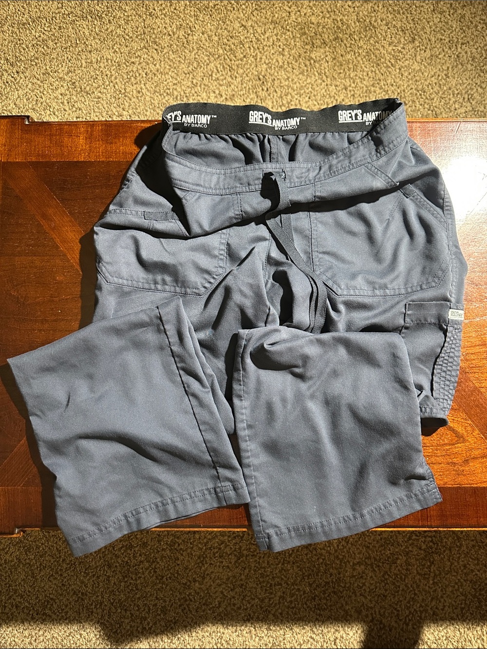 Grey's Anatomy -flare Style Scrub Pants in Charcoal
